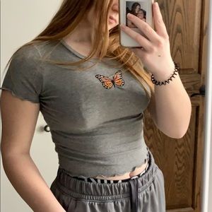 wild fable cropped tee